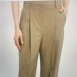 Theory Pleated Wide-Leg Pant